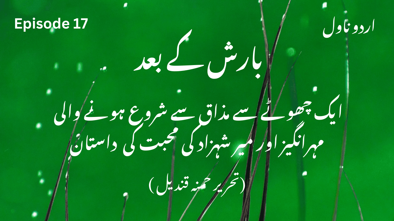 Barish K Bad Urdu Novel Episode 17 بارش کے بعد اردو ناول